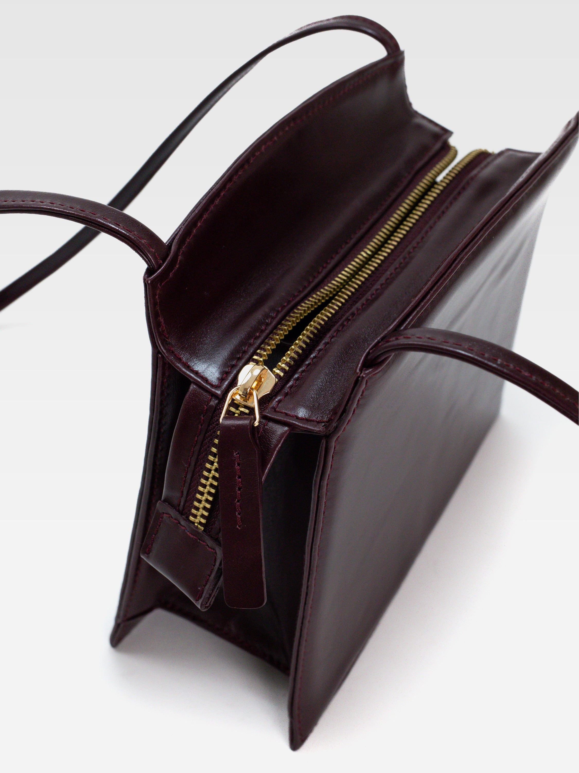 LUCA BORDEAUX HANDBAG