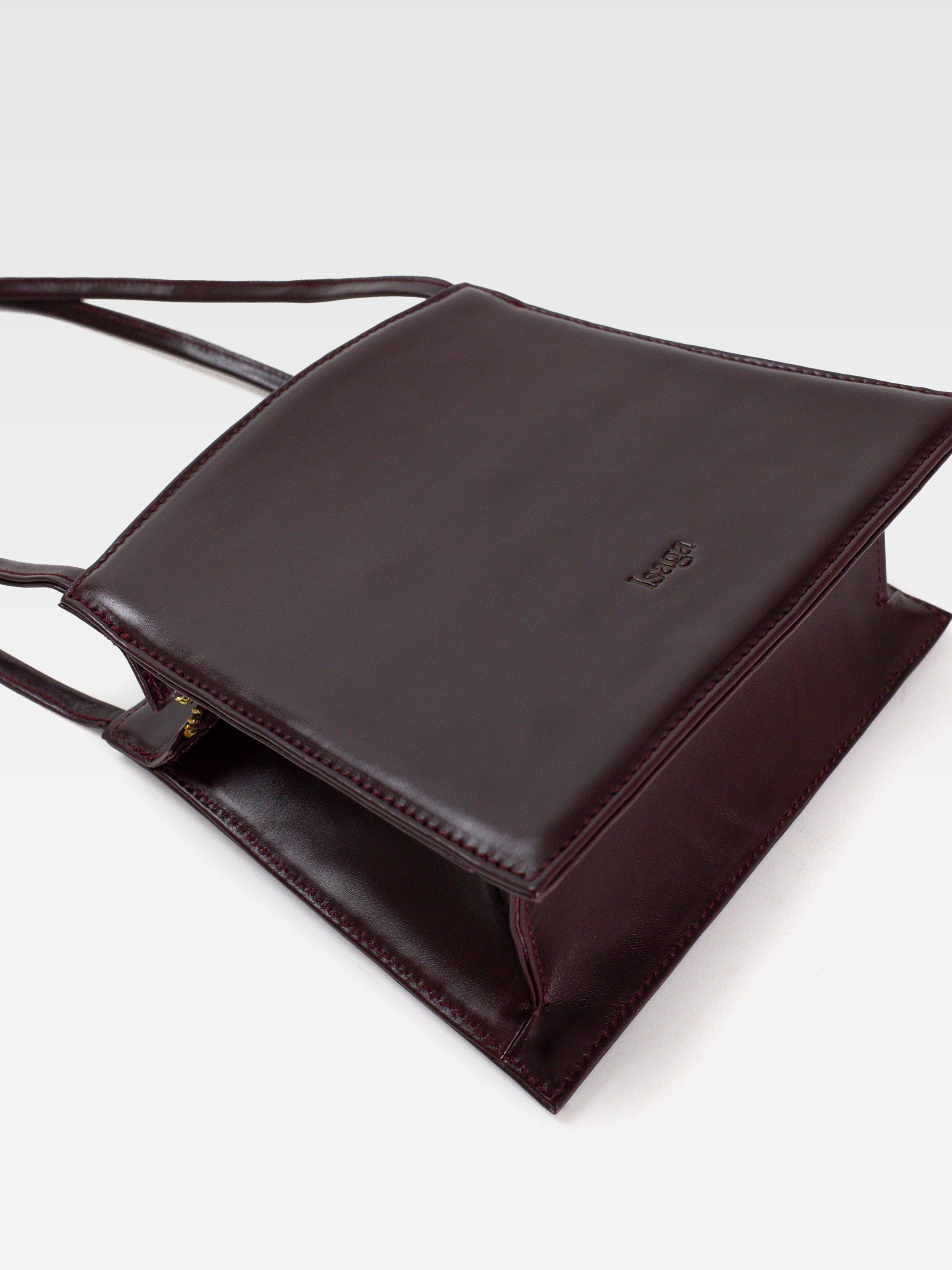 LUCA BORDEAUX HANDBAG