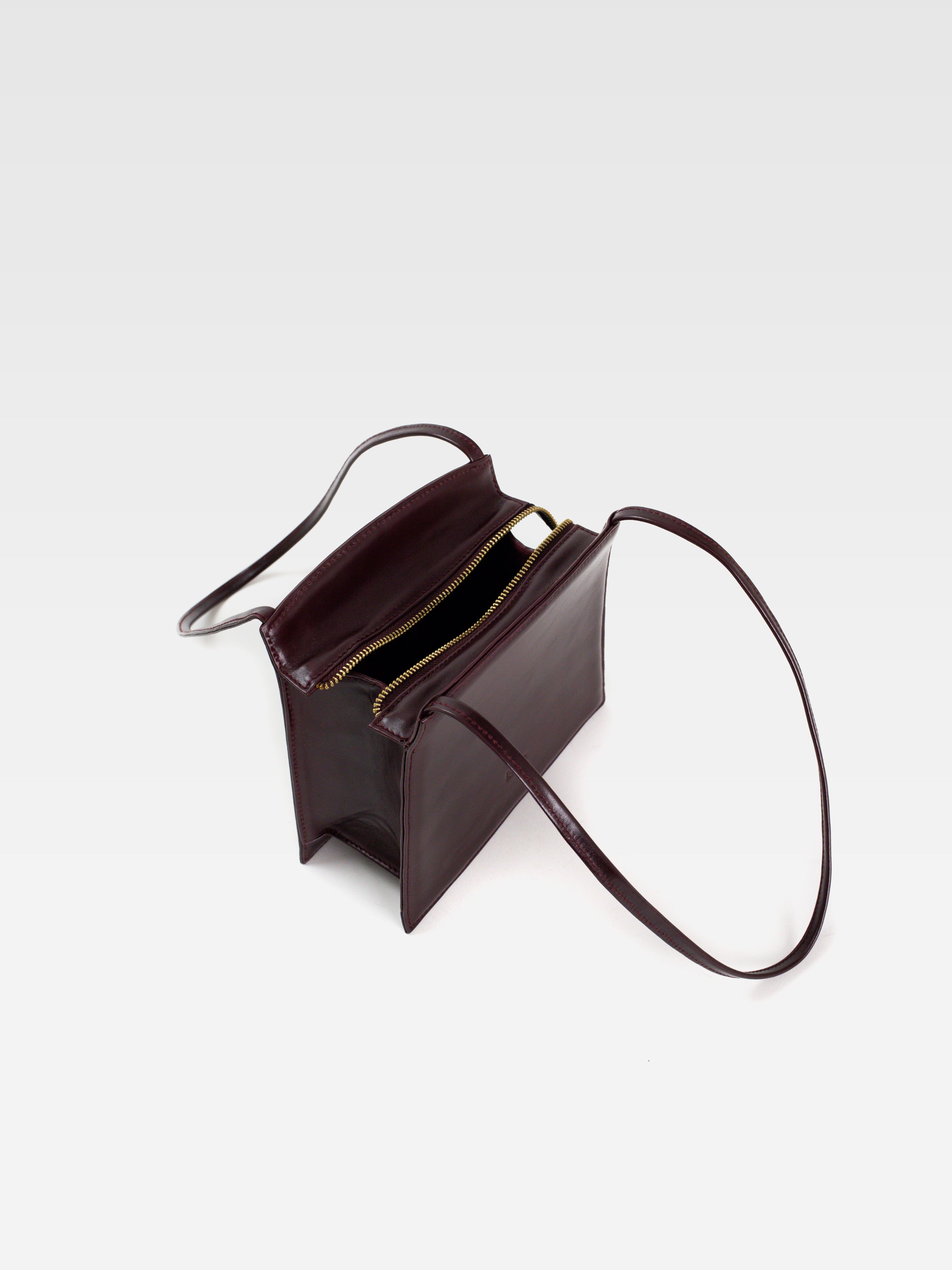 LUCA BORDEAUX HANDBAG