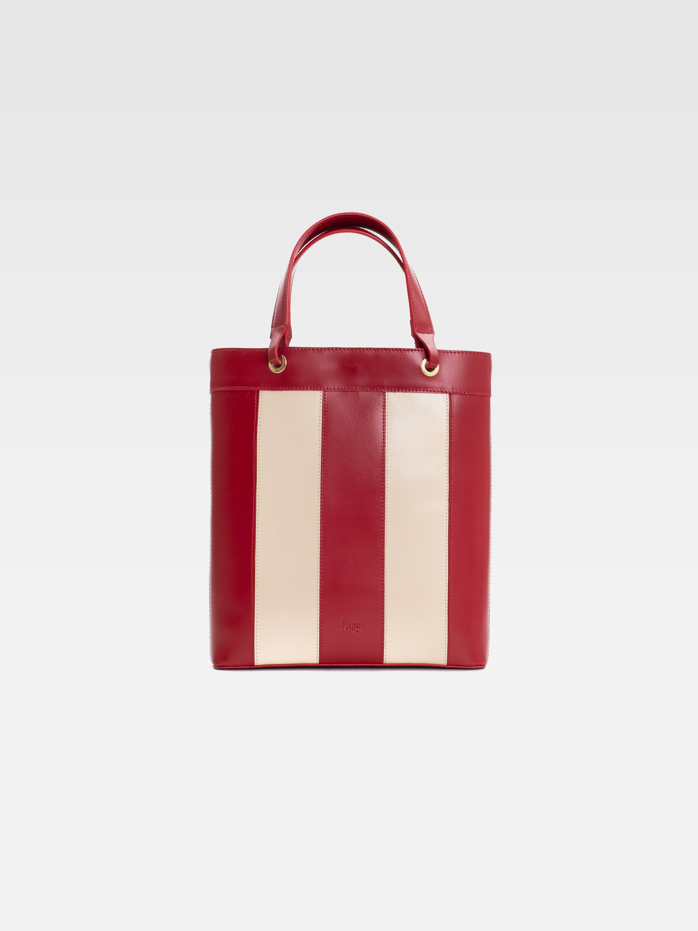 GISELLA HANDBAG RED STRIPES