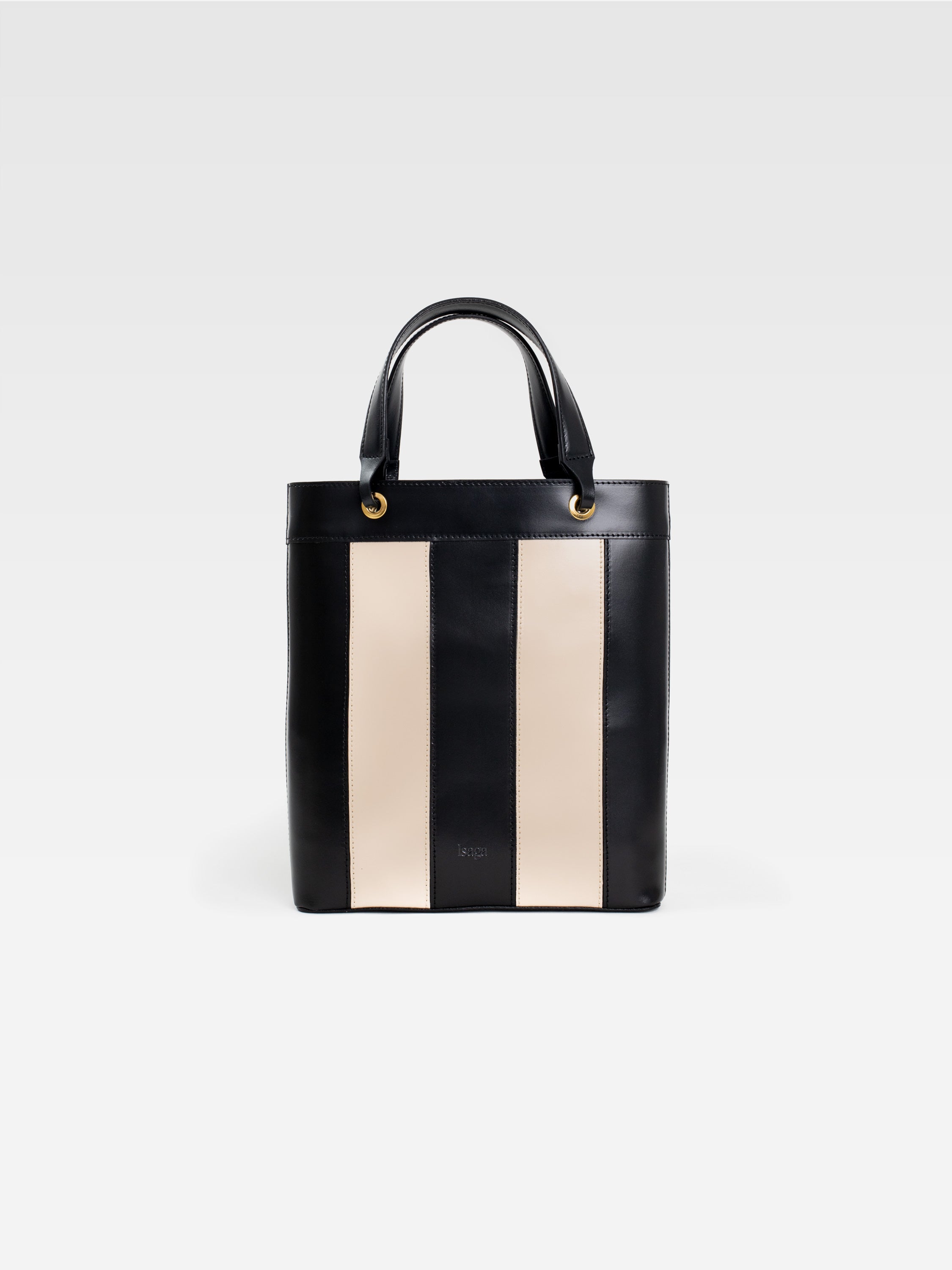 GISELLA HANDBAG BLACK STRIPES