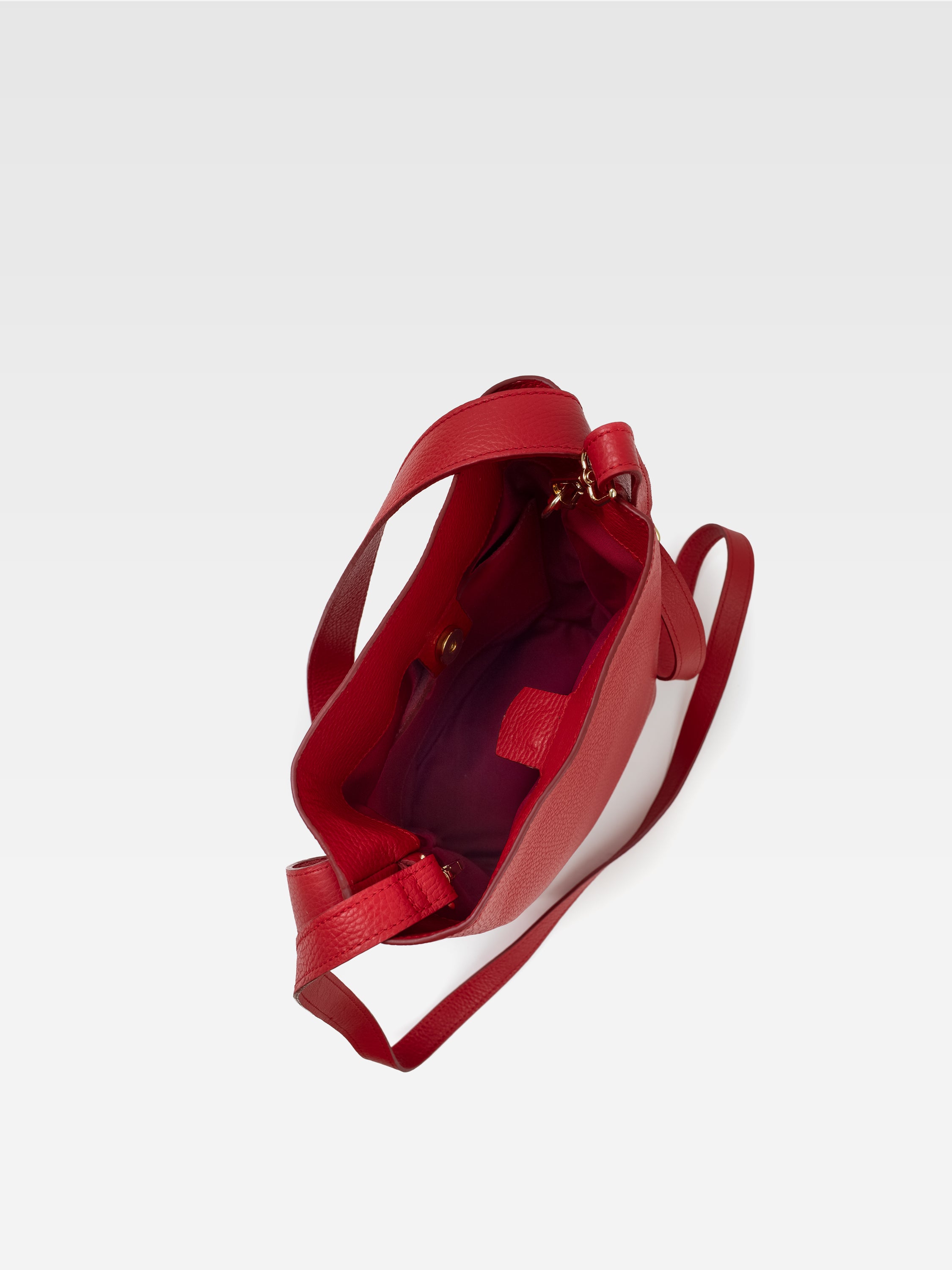 JULIE HANDBAG RED FIRE