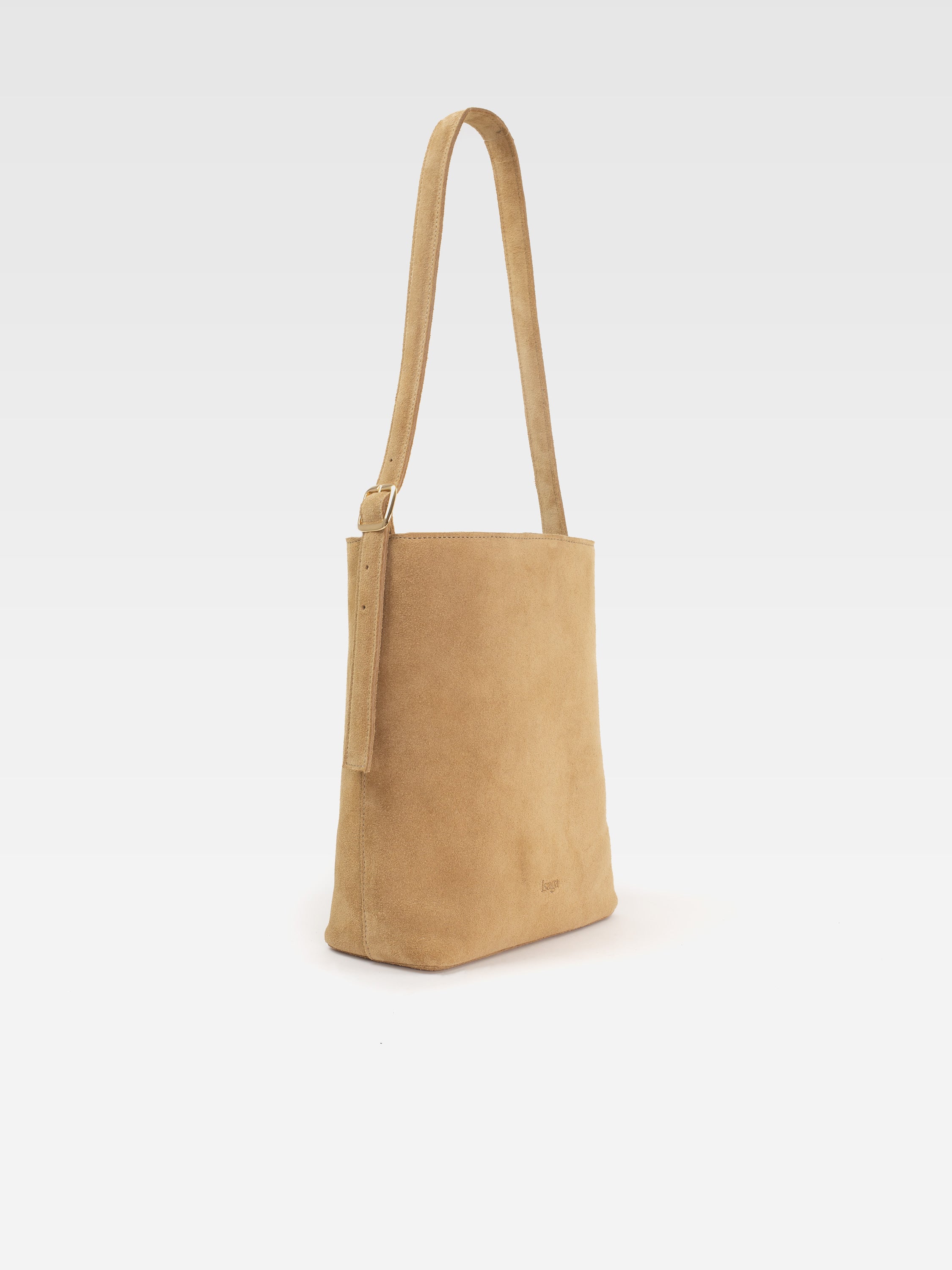 CLARA BROWN SUEDE HANDBAG