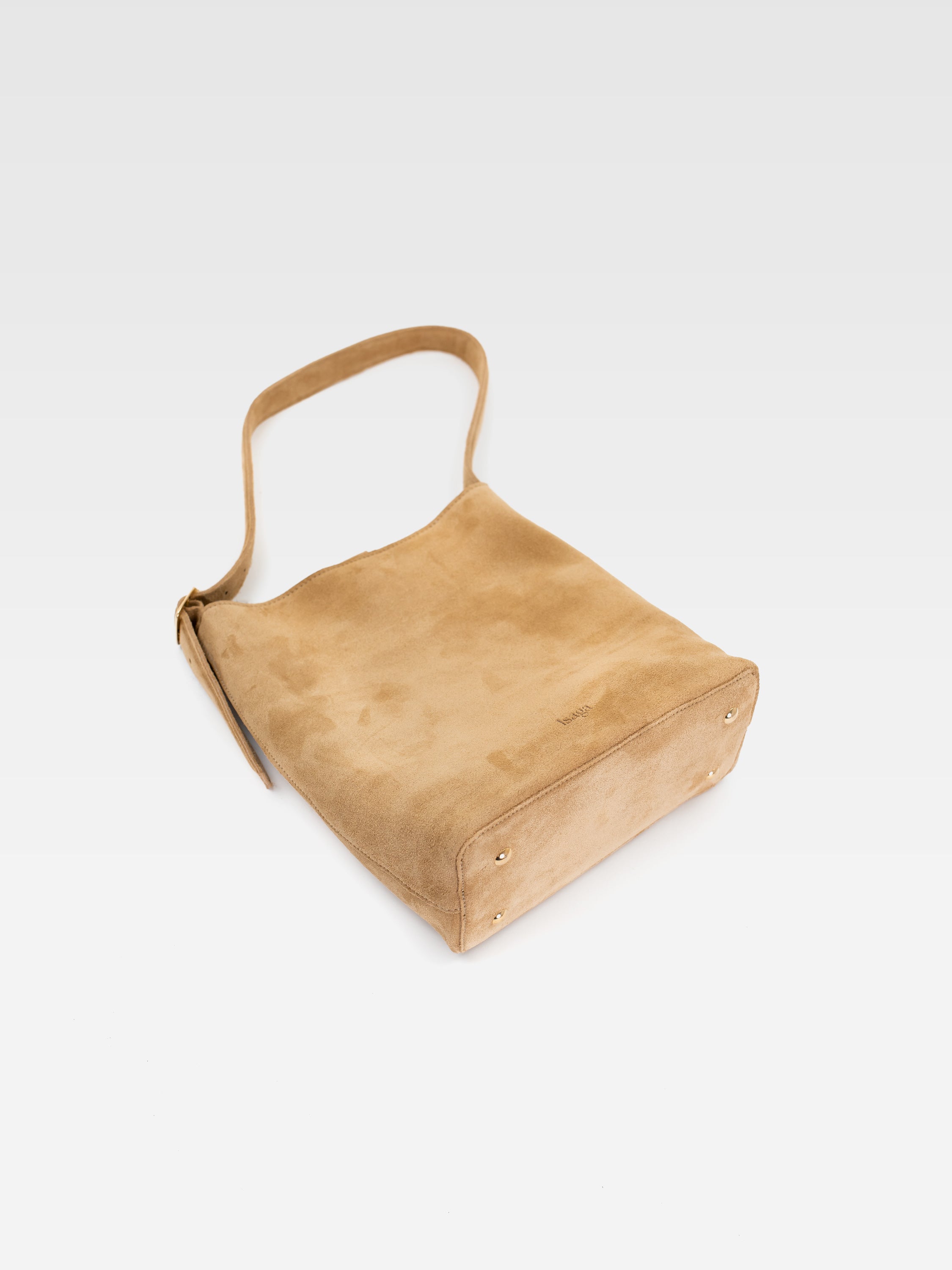CLARA BROWN SUEDE HANDBAG